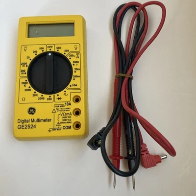 Multímetro digital General Electric GE GE2524 funciona - Imagem 1 de 3