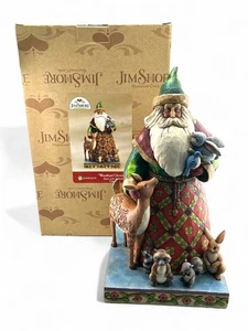 Jim Shore Enesco Woodland Christmas Santa With Animals Figurine New- Open Box - Picture 1 of 8