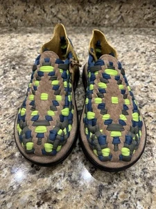 CHUBASCO CH-AZTE Blue/Olive/ Lime SANDLE HAND MADE IN MEXICO Men 6 Women 8 NEW - Picture 1 of 9