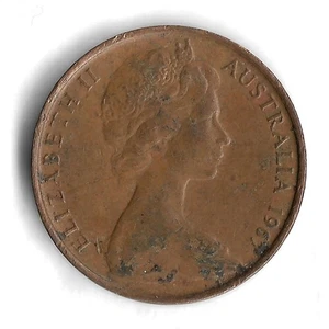 1967 Australia 2 Cents World Coin - KM# 63 - Picture 1 of 2