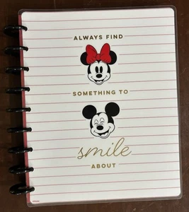 Mickey & Minnie CLASSIC Guided Journal SMILE Happy Planner Goals Positivity - Picture 1 of 16