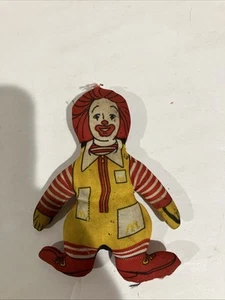 Mini Ronald McDonald Peluche Bambola Altezza 5” Personaggio Fast Food Vintage 1981 - Foto 1 di 3