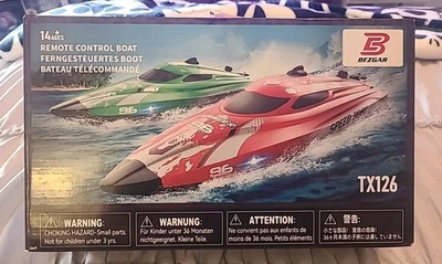 BEZGAR TX126 Remote Control Boat - Fast Speed RC Boat 12 Inch - Image 1 of 4