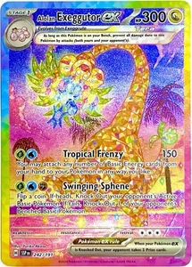 Alolan Exeggutor ex 242/191 SPECIAL ILLUSTRATION RARE Pokemon TCG Surging Sparks - Picture 1 of 2