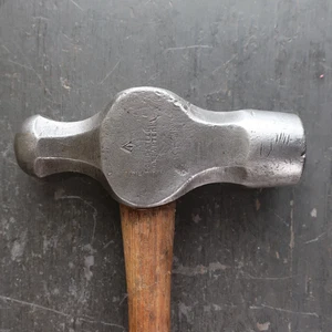 Vintage 3.5 lb Blacksmiths Ball Pain Hammer - John Shaw & Co,  Sheffield - Foto 1 di 11