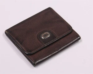Dunhill Brown Calfskin Leather Small Mini Coin Purse - Picture 1 of 6