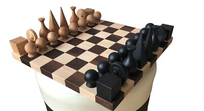 Handmade chess set - replica chess 20s, wooden chess  pieces, only chess pieces - Image 1 of 4