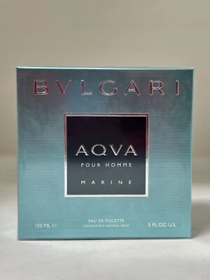AQVA MARINE Pour Homme Bvlgari 5 oz (150ml) EDT Men Spray Cologne AQUA NEW BOX - Image 1 of 4