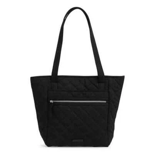 NWT Vera Bradley Small Vera Tote Black Performance Twill Purse Handbag - Picture 1 of 3