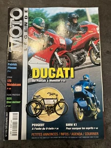 MOTO LEGENDE N°119 12/2001 DUCATI PANTAH à MONSTER BMW K1 PEUGEOT  B27 - Imagen 1 de 1