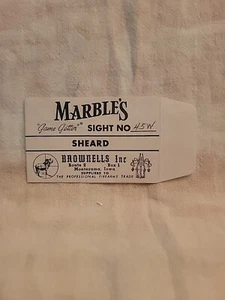 Vintage MARBLE'S "Game Getter" Parts Envelope BROWNELLS Inc. Montezuma, Iowa/924 - Picture 1 of 5