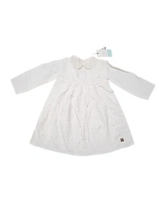 Girls size 3A (94) Carrement Beau Velvetb Gold and Ivory  Beatyful Dress - Picture 1 of 12