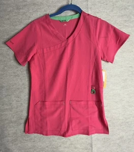 Carhartt Scrub Top Womens Pink XS Nwt Medical Wear - Picture 1 of 7