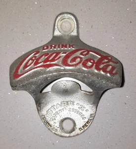 Vintage Coca-Cola STARR X Wall Mount Metal Bottle Opener - W Germany - Picture 1 of 5