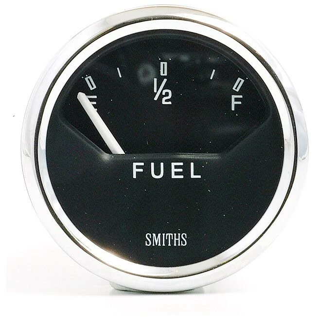 SMITHS CLASSIC AC COBRA FUEL GAUGE 52 MM FULL V CHROME BEZEL FAST POST - Image 1 of 1