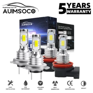 For Hyundai Tiburon GT Coupe 2-Door 2007-2008 White LED Headlight High Low Bulbs - Picture 1 of 14