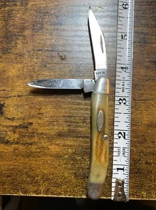 1965-69 CASE XX  USA (#52087) 2 BLADE/GENUINE STAG "JACK" POCKET KNIFE - Picture 1 of 13