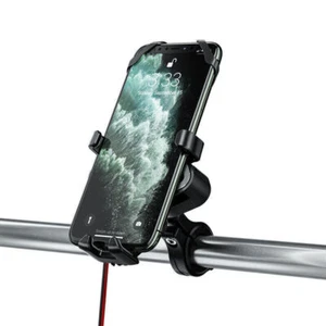 Bicycle Phone Holder For iPhone Universal Motorcycle Bike Handlebar Mount Holder - Photo 1 sur 14
