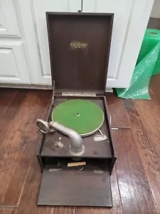 Vintage Orpheus Plattenspieler tragbarer Turntable variable Geschwindigkeit FUNKTIONIERT SUPER! - Bild 1 von 18