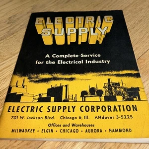 1959 ELECTRIC SUPPLY CORP. 204 Page CATALOG 701 W. Jackson CHICAGO / Milwaukee - Picture 1 of 24