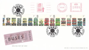 (109596) ACTION STOP METER Buses GB RM FDC Push Once Covent Garden 2001 - Picture 1 of 1