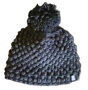 Women’s SPYDER  Brrr Berry Hand Knit  Beanie One Size Black - Picture 1 of 2