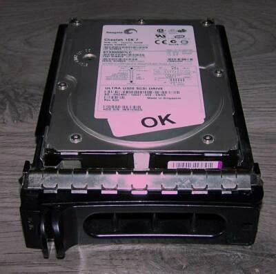 0HC492 Dell 300GB Ultra320 SCSI LFF 10.000 U/min Hot-Plug HC492 - Bild 1 von 2