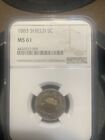 1883 SHIELD NICKEL,  NGC MS61, 