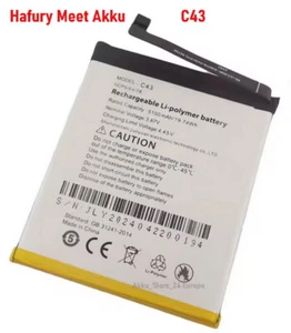 Bateria Hafury Meet - bateria C43 - 5100mAh - oryginalna bateria - DHL - Zdjęcie 1 z 1