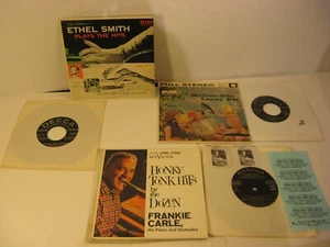 JUKEBOX EP LOT  LENNY DEE +Frankie Carle  - 7" Mini LP 33 RPM Jukebox Strips BH6 - Picture 1 of 1
