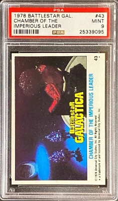 ❤️ 1978 BATTLESTAR GALACTICA #43 CHAMBER OF THE IMPERIOUS LEADER PSA 9 - Image 1 of 4