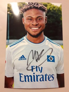 Signed Photo Moritz Broni Kwarteng Hamburger Sv