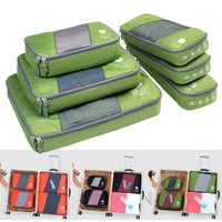 Luggage Baggage Organizer For Clothes Storage Set Train Travel Packing Cube