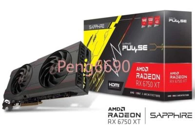 SAPPHIRE PULSE AMD Radeon RX 6750 XT 12GB GDDR6 Graphics Card - Image 1 of 4