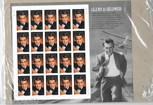 Estampillas de Cary Grant de Legends of Hollywood USPS 37c panel completo como nuevas Scott #3692 - Imagen 1 de 1