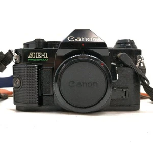 Canon AE-1 Program schwarz Spiegelreflex manuell 35mm 2270175 - Bild 1 von 9