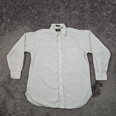 VINTAGE GITMAN BROS Shirt Mens Large L Blue Striped Long Sleeve Cotton USA - Image 1 of 4