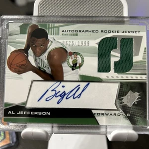 AL JEFFERSON ~ 2004-05 SPx Rookie Jersey Autograph AUTO RC #134 (#89/1999) - Picture 1 of 2