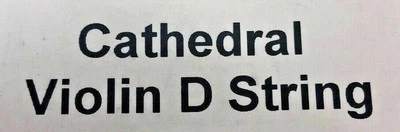 VIOLINO D String - Nodo ad anello rosso e verde rivestito in metallo intestino qualità prezzo consigliato £24 - Immagine 1 di 4