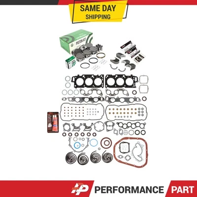 Juego completo de juntas cojinetes de pistones aptos para 99-03 Lexus Toyota 3.0L DOHC 1MZFE Foto 1 de 4