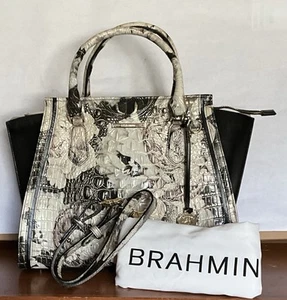 Brahmin Priscilla Satchel - Eden Garland Melbourne NWT - Picture 1 of 11