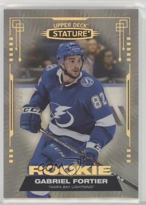 2021 Upper Deck Stature Rookies Photo Variant /99 Gabriel Fortier #172 Rookie RC - Image 1 of 2