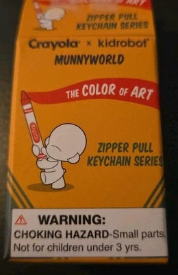 KidrobotXCrayola Munnyworld Mini Animal Rojo 1 en 25 Rareza, Caja NUEVA-ABIERTA  Foto 1 de 4