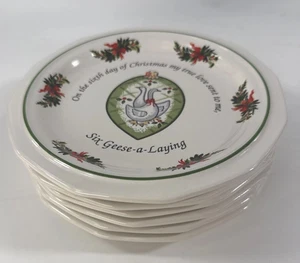 Pfaltzgraff Heritage 12 Days of Christmas Mittagessen Teller 6-8, 10-12 Menge 6 - Bild 1 von 8