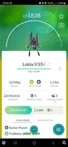 Lokix ( Nymble Evolution ) Pokémon Tr@de GO - Bild 1 von 2