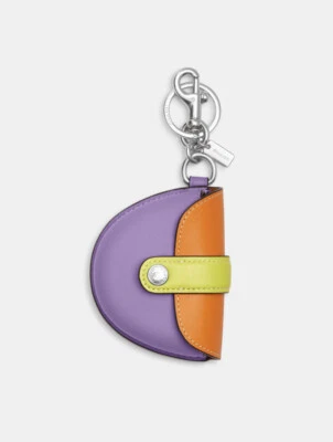 Coach Mini Saddle Bag Charm In Colorblock Cl456 - Image 1 of 4