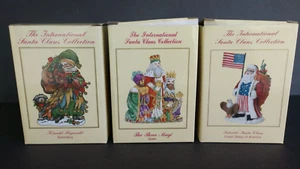 Lot 3 International Santa Claus Figurine Collection Spain Germany USA - Picture 1 of 9