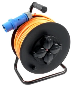 Camping Kabeltrommel CEE Stecker Außen H07BQ-F Pur Kabel 3x1,5 bis 3x2,5 25-50m - Bild 1 von 12