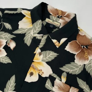 Tommy Bahama Resort Cruise Hemd Herren XL Multi Floral Tropical Seide Knopfleiste - Bild 1 von 11
