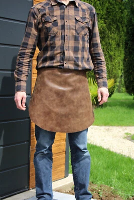 Auténtico Cuero (Antiguo) Delantal Camarero,Delantal Bistró,Vorbinder Bolsa - Imagen 1 de 4